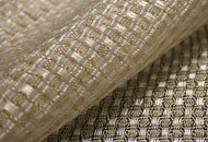 Gingham Gold Designer Textile Shades